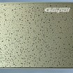Рассеяная перфорация мелкая (дождевые капли), золото (вид 1)